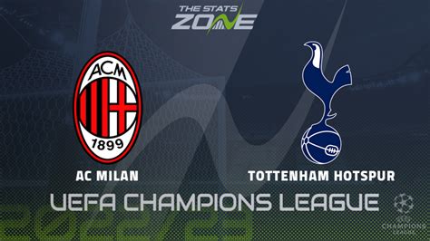 ac milan vs tottenham stats